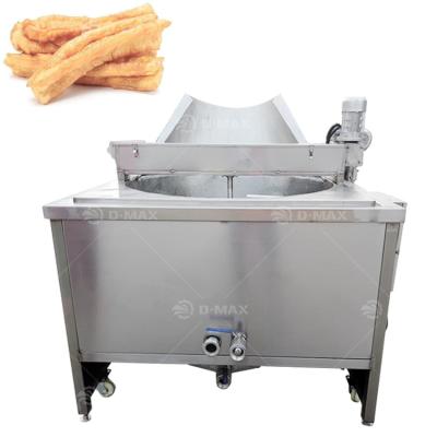 China Tritura de pieles circulares de cebolla de pescado papas fritas arvejas verdes máquina de freír batch freír para 220v/380v en venta