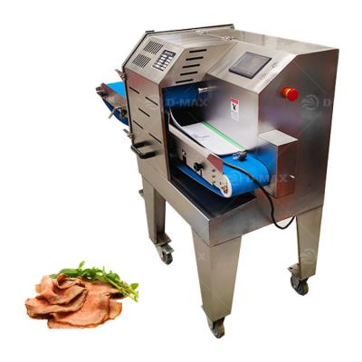 China 1350*600*1250mm Máquina de cortar carne congelada para cortar salchichas, bistec, queso y jamón en venta