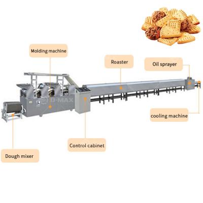 China Máquina de elaboración de galletas Línea de producción de gafas de galletas Panadería Máquinas de elaboración de bebidas alimenticias en venta