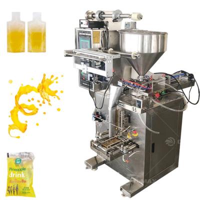 China Food Shop Fully Automatic Plastic Small Vials Bottle Liquid Juice Paste Sauce Can Packaging Labeling Machine for sale