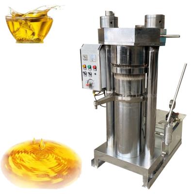 China Low Residual Hot Oil Mill Hydraulic Oil Press Machine for Sesame Olive Oil Making Expeller for sale