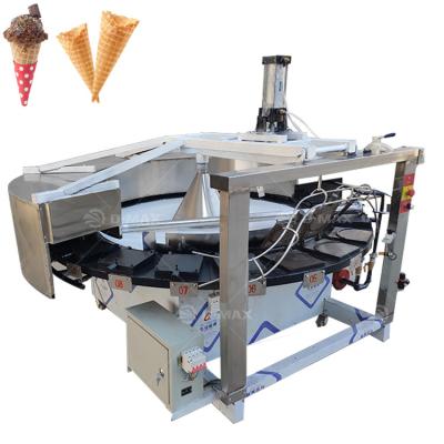 China Fabricante de cono de waffle semiautomático de acero inoxidable para 10000 conos de azúcar en venta