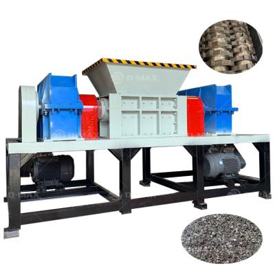 China Double Shaft Rubber Tire Waste Plastic PVC PET Bottles Metal Shredder Machine Recycling for sale