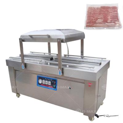 China Double Chamber Vacuum Packing Machine for Food Industry Vacuum Packaging Fresh Food Clothes for sale