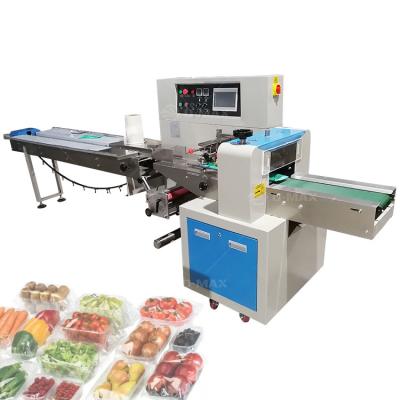 China Electric Driven Horizontal Pillow Type Packaging Machine for Tray/Cake/Bread/Noodles/Sponge/Biscuit for sale