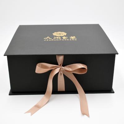 China Wholesale Recycled Materials 2021 Paper Custom Logo Gift Box Packaging Cardboard Luxury Rigid Hard Box Packaging Box Custom Packaging for sale