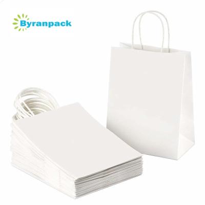 China Disposable With Craft Paper Bags With Handle for sale