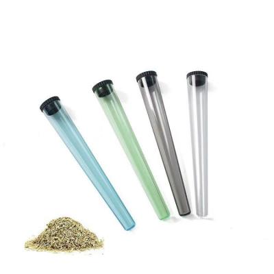 China Wholesale Plastic Country Tobacco Tube 115mm Vial Waterproof Airtight Smell Proof Cigarette Weed Storage Sealing Container for sale