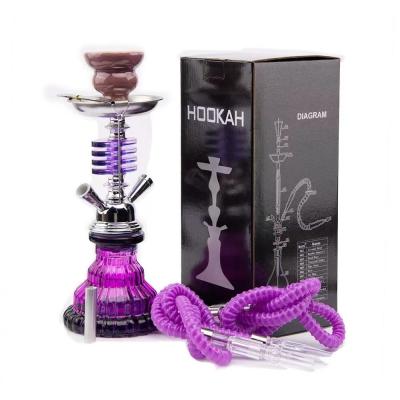 China Wholesale Smooking Shisha Ceramic Bowl Portable Glass Hookah Set Smoke Shop Hookah Accessories Portable Hookah Shisha for sale