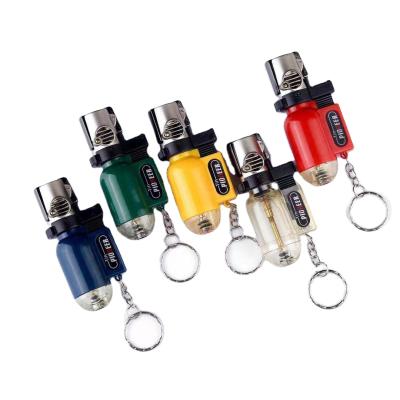 China Windproof Gas Jet Flame Cigar Cigarette Lighter Wholesale Novelty Metal Butane Cheap Torch Lighter Cooking Kitchen Gas Lighter for sale