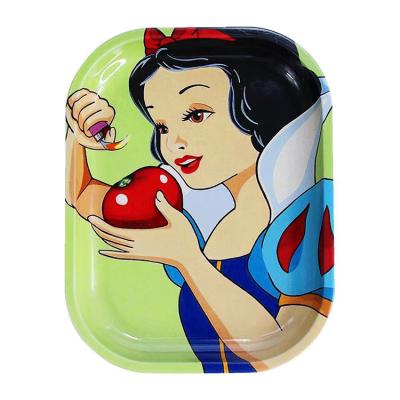 China Home Restaurant Yiwu Logo Weed Rolling Tray Custom Hotel Wholesale Hot Selling Empty Tin Smoking Small Metal Cigarette Tobacco Rolling Tray for sale