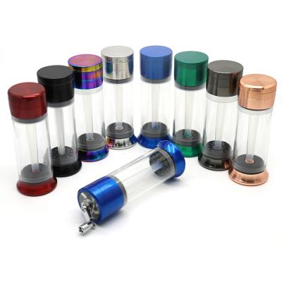 China 2021 Hot Sales Custom Logo Plastic Grinder Accessories Parts Plastic Weed Grinder Smoking Weed Grinder for sale