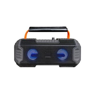 China Newest Arrival LED Light Large Power Speaker LED Light Karaoke Portable Colorful Wireless Speakers Large With Subwoofer for sale