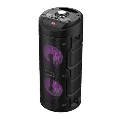 China Portable Large Loud AirPlay Karaoke Box Led Loudspeaker DJ Bass Sub Woofer Cart Party Outdoor Wireless Speaker for sale