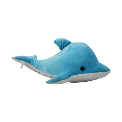 China Plush Makers Little Giant Dolphin Toy Custom Sea Animal Stuffed Shark Soft Plush Toy for sale