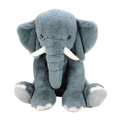 China OEM Cuddly Logo Design Plush Elephant Plush Toy 2021 Super Soft Cute Elephant Pillow Wholesale for sale