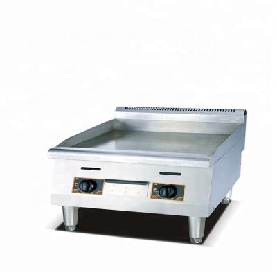 China Restarants Commercial Kitchen Equipment Stainless Steel Flat Plate Gas Griddle For Sale for sale