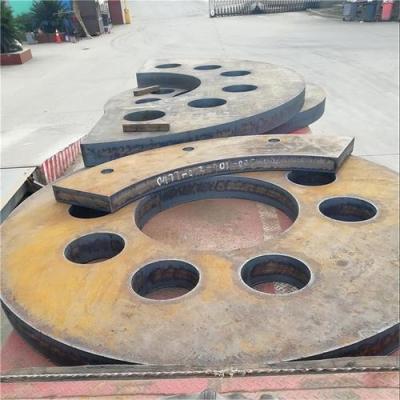 China High Strength Steel Plate Flange Cutting Discs Ball Mill Part Galvanized Steel Cutting Plates Compound Wear Plates for sale