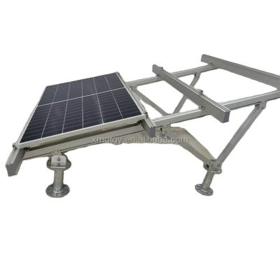 China Fast Installation Max Adjustable Material Flat Roof Support Brackets Structure Solar System Aluminum Solar Bracket for sale