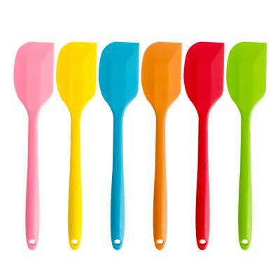 China Viable High Quality Non-stick Creme Mini Silicone Spatula Spoon Heat Resistant Food Grade Kitchen Cake Topper for sale