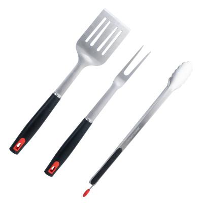 China Best Easily Cleaned Selling Stainless Steel PP Handle BBQ Tool Kit Cooking Tools BBQ Grill Tool Kit for sale