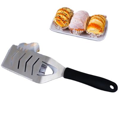 China New Popular 2 Pcs Easily Cleaned Grill Shovel Non-Slip Stainless Steel BBQ Tools For Outdoor for sale