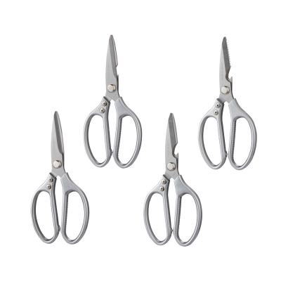 China Aluminum Alloy Stainless Steel Popular Durable Household Scissors Multifunctional Kitchen Scissors for sale