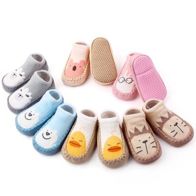 China Wholesale Cute Animal Printing Soft Sole Baby Winter Floor Breathable Socks Child Walking Socks for sale