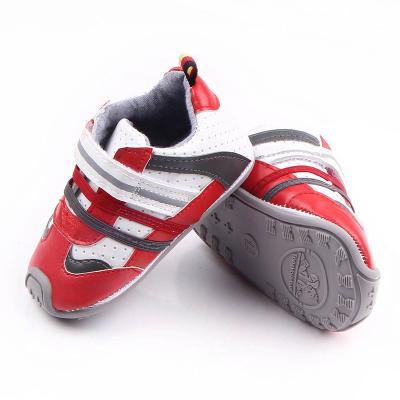 China Mix-Colors Cool Breathable And Loose PU Leather Design Baby Boy Infant Shoes for sale