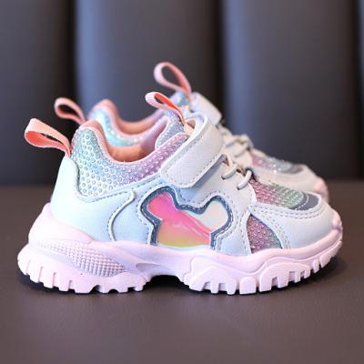 China Hot Sale Flat Kids Mesh Sports Casual Shoes For Boys And Girls for sale