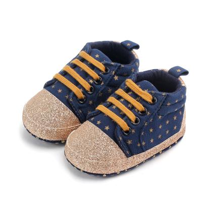 China New Arrival Breathable Anti-Slip Soft Sole Prewalker Unisex Baby Shoes for sale