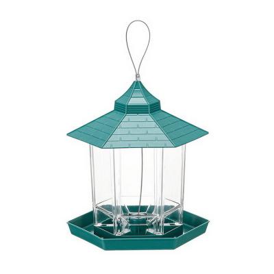 China Garden Automatic Outdoor Steel Hanger Automatic Bird Food Feeder Bird Hanging Feeder for sale