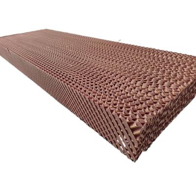 China Poultry and green house Poultry Mattress Corrugated Cellulose Evaporative Cooling Pad For Poultry Farm for sale