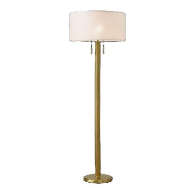 China Modern Restoration Hotel Metal Barrel Shade Davenport Led Floor Lamp for sale