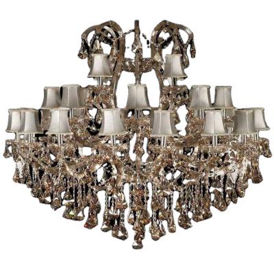 China Large Quality Modern European Gold Size Traditional Maria Theresa Crystal Chandelier For Hotel Project for sale