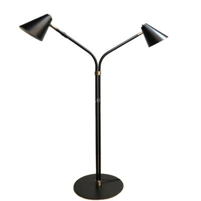 China Modern Decorative Contemporary Floor Lamp 2-Light Adjustable Table Lamp for sale