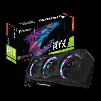 China Good desktop hot sale price Aorus GeForce RTX 3060 elite OC 12GB graphics card in stock for sale