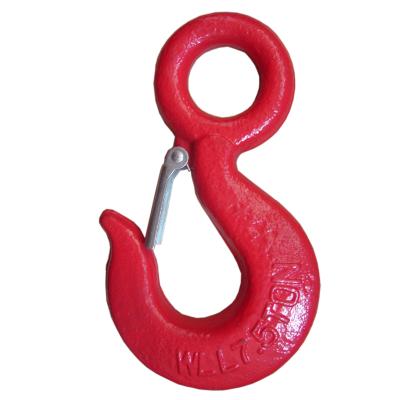 Китай Lifting Pads Hot Sale Forged Flatted Slip Grab Galvanized Type Latch Eye Rigging Hook продается