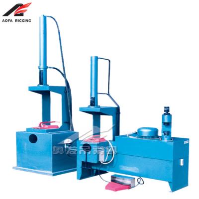 China Building Material Shops Steel Wire Rope Making Hydraulic Splicing Machine for sale