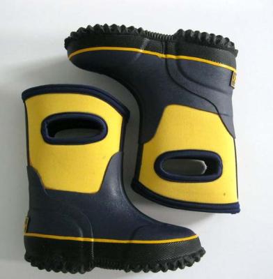 China Waterproof Decorative Durable Cute Kids Wellington Boots Rubber Rain Boot for sale