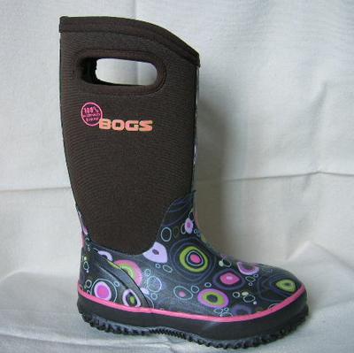 China Fashion Rubber Hot Selling Children's Neoprene Rain Boots for sale