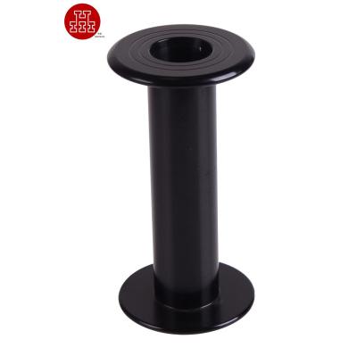 China Textile Machinery Aluminum Spool For Spinning Machinery 140*68mm Black for sale