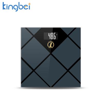 China Customizable Bathroom Scales Logo 6mm Tempered Glass Body Digital Scale 180kg 396lb Bathroom Scale for sale