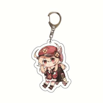 China Plastic Kawaii Custom Cartoon Character Gaming Anime Pop Acrylic Key Chain From China for sale