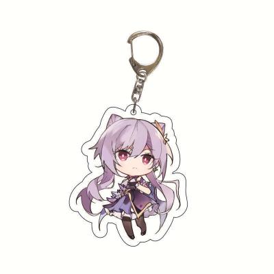 China Good quality custom made acrylic key chain popular anime plastic popular cute cartoon character workmanship for sale