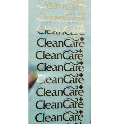 China Wholesale Price Brand Icon Waterproof Custom Die Cut Self Adhesive Metal Label Sticker for sale