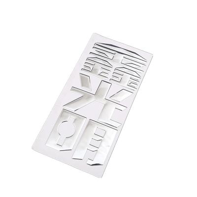 China Waterproof To Trace Printing Brand Signage 3D Customizable Keys Custom Adhesive-Drip ID Sticker PVC Sticker for sale