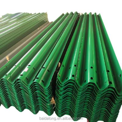 China Anti-Corrosion Road Safety W Beam Guardrail Hot Dipped Galvanized Factory Price Road Guardrail for sale