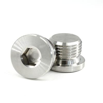 China HEX Factory Stock 304 Stainless Steel Hex Oil Drain Plug M18 M20*1.5 908 M22x1.5 Din for sale