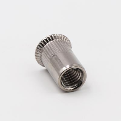 China Heavy Industry Blind Blind Rivet Nuts Reduced Head Din Standard And Steel Material Knurled Nut for sale